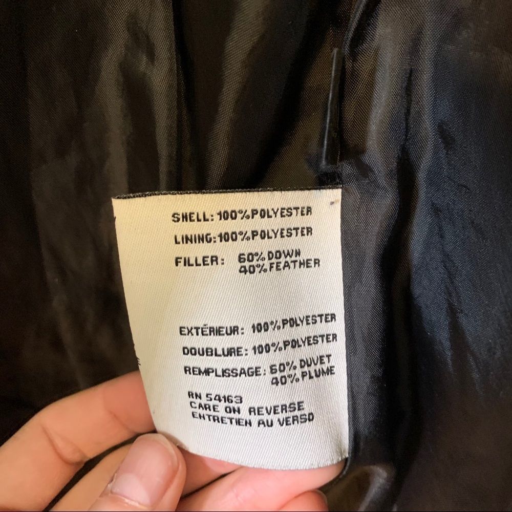 Kenneth Cole Black Down Puffer Coat - Picture 9 of 14
